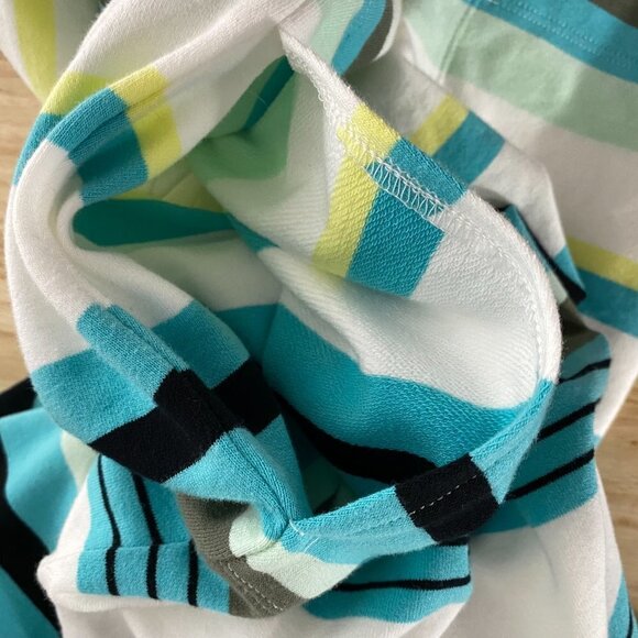 T By Talbots Dress Sleeveless Striped Cotton Blend NWT‎ Women's XLP Flawed - Picture 11 of 12